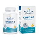Nordic Naturals Omega-3, Lemon Flavor - 60 pehmeää geeliä - 690 mg Omega-3 - Kalaöljy - EPA & DHA - Immuunituki, aivojen ja sydämen terveys, optimaalinen hyvinvointi - ei GMO - 30 tarjoilua