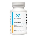 XYMOGEN K2-D3 5000 - D3-vitamiini K2 - Bio käytettävissä oleva D-vitamiini 5000 IU (kolekalsiferoli) MK-7 -sydän, valtimoiden, luun terveys + immuuni- tuki täydentää (60 kapselia)