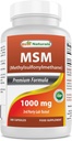 Best Naturals MSM 1000 mg 180 kapselia
