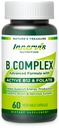 Bioaktiivinen B Complex, jossa aktiivinen B12 & Folate ... tukee energiaa, aivoja ja hermostoa, 60 vegan kapselia