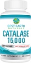 Best Earth Naturals Catalase Supplement 15,000 - Hiukset lisäravinteet vahvat hiukset - 60 kapselia (60 päivän toimitus)