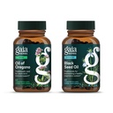 Gaia Yrtit Oil of Oregano - Immuuni ja antioksidantti Support Supplement - 60 Vegan Liquid Phyto-Capsules & Black Seed Oil - Keuhkojen, hengitysteiden ja antioksidanttien tuki - 60 Vegan Liquid Phyto-Capsules (2