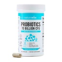NatureWise Probiootit 70 miljardia PMY - 17 kanta + Luomu Prebiootit - Immuuni, Ruoansulatus & Gut Health Support for Women & Men - Kasvissyöjä, Gluteeniton, ei-GMO - 60 kapselia[2-Kuukausi tarjonta]