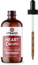 Strauss Naturals Heart Drops ... Luonnollinen Misteli & Ikääntynyt valkosipuliuute Sydämen terveys täydentää...