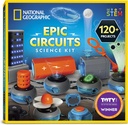 National Geographic Circuit Maker Kit - Elektroniikka Kit lapsille 120 Electric Circuit Projects, Electric Circuit STEM Lelu, Elektroniset projektit, Electric Circuit Kit lapsille, Sähkö Kit