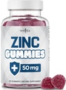 NEW AGE Sinkki Gummies - 50mg High Immune Booster Sinkki Supplement, Immune Defense, Tehokas luonnollinen antioksidantti, ei-GMO - New Age (60 Count (Pakki 1))
