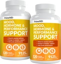 19-in-1 Perulainen Maca juurikapselit - 9125 mg Ashwagandha lisäravinteet Maca Fenugreek & Ginseng (120 kapselia), pakkaus 2