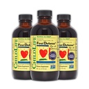 CHILDLLIFE OLENNAISuudet Ensimmäinen puolustus - Lapset Immuunituki, Immuunituki lapsille, Toddlers 1-3, Vauvat 6 kuukautta+, Vitamiini Sirup Elderberry, Sinkki, Ei GMO, Gluteeniton - 4 Fl Oz (paketti 3)