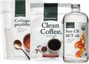 Natural Force Organic Clean Coffee, Collagen Peptides ja Pure C8 MCT Oil Bundle 