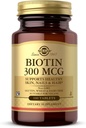 Solgar Biotin 300 mikrog - 100 tablettia - Tukee tervettä ihoa, kynsiä ja hiuksia - ei-muuntogeenisiä organismeja, vegaaneja, gluteeniton, maitotuotteeton, Kosher - 100 tarjoilua