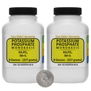 Kaliumfosfaatti monoemäksinen [KH2PO4] 99+% Fine Crystals 1 Lb kahdessa Space-Saver pullot
