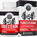 78 000 mg Testosteroni Supplement for Men, Max Puhtaus 95% Turkesterone, Testosteroni Booster for More Energy, Strength, Stamina, Endurance, Performance, Lihasten kasvu & Recovery - 60 päivää toimitus(120ct)