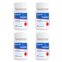 Majuri FeroSul - Ferrous Sulfate 325 mg tabletit - rautalisä naisille ja miehille - erityisen päällystetty Easy-to-Swallow-tabletteja - punainen - 100