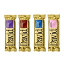 David, Protein Bar, Näytepakkaus, Variety Pack, 4 Proteiinipatukkaa 28 g proteiinia 150 Calories 0g sokeria - Korkea proteiini, matala carb, gluteeniton proteiinipatukka
