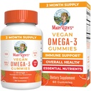 MaryRuth Organics Vegan Omega 3 Gummies for Aikuinen 2 kuukausi Sugar Free Sugar Supplement with Vitamiini C ...