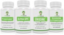 VitaMonk Resveratrol, Pterostilbene, Alfa GPC ja Uridiini Bundle - Pitkäikäisyys ja aivojen Boosting Stack