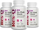Res-Q No-Flush Niacin (entinen HDL+) 60 kapselia, 3-pakkaus