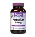 Bluebonnet Kalium Supplement Aspartate 99 mg Essential Mineral Supplements for Electrolyte Balance - Ei-GMO, Vegan, Kosher Certified, Gluteeniton, soijaton, Dairy-free - 90 kasviskapselit