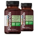 CocoaVia Cardio Health Supplement, 60 Day, 500mg Cocoa Flavanols, Support Heart Health, Boost Typpioksidi, Verenkierto, Energia, Vegan, Tumma suklaa, 120 kapselia