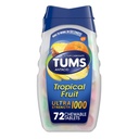 Tums Ultra 1000 Maximum Strength Tropical Fruit - 72 purutablettia
