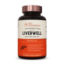 LiverWell Liver Cleanse, nuorentaminen, Metabolinen tuki - Liver Supplement for Liver Health w/Highly Biosableable Milk Thistle Extract, N-Acetyl Cysteine, Alpha Lipoic Acid, Sinkki, Selenium - 60 Caps