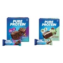 Pure Protein 12 Count Galactic Brownie & Chocolate Mint Cookie Protein Bars Bundle 20g & 19g High Protein 