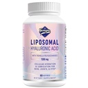 Liposomal Hyaluronic Acid Lisäravinteet 1000 mg-High Biosablet Ravinto Hyaluronic Acid Kapselit Tremella Polysakkaridit, Kaksinkertainen vahvuus Ihon nesteytys,Joint Voitelu,1Pack