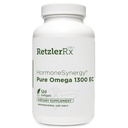 Hormoni Synergy Omega 1300 EC Fish Oil Softgels - High-vahva Omega 3 täydennysosa tehostetun imeytymisen - IFOS todennettu, Eneerinen päällystetty, 600 mg EPA, 260 mg DHA - 120