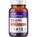 Uusi luku Wholemega Fish Oil Supplement - 2000mg per Serving, kliinisesti todistettu Wild Alaskan Salmon Oil Omega-3 + D3-vitamiini + Astaksantiini, 180 Softgels