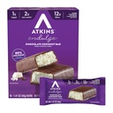 Atkins Endulge Chocolate Coconut Flavored Bar, Low Sugar Treat, Korkea kuitua, 16 Count