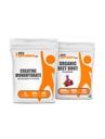 BulkSuplements Creatiini + Luomu juurijauhe 500g Bundle