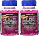 Kirkland Signature Allergia Lääketiede Difenhydramiini HCI 25 mg - 600 Minitabs - 2 pakkaus