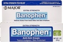 MAGOR Extra Strength Banophen - Anti-Itch Cream - Uutinen analgesic ihonsuojain - auttaa lievittää kutia hyönteisten puremia ja ihon ärsytystä - 1 Oz. (1 Pack)