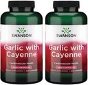 Swanson valkosipuli Cayenne 200 kapselia (2 pakkaus)