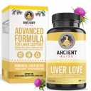 Ancient Bliss Liver Love - Natural Milk Thistle Liver Detox ja Liver Health Cleanse Supplement - Tuki Terve maksa miehillä ja naisilla - 60 kapselia - kanssa Burdock, Voikukka, Mausteneilikka, ja enemmän