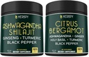 Bundle 5in1 Ashwagandha Shilajit & 6in1 Citrus Bergamot lisäravinteet