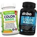 Colon Cleanser Detox täydentää kapselit - 15 päivää Colon Cleanse pillereitä & Probiootti Päivittäinen kasviperäisten puhdistus - Natural Bowel Movement Lisäravinteet suoliston vatsan turvotus Ruoansulatus Gut tuki