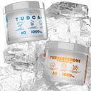 TUDCA + 1000 mg Bile Salt Supplement for Liver Support + Turkesterone & Tongkat Ali 1000 mg Lisätä kestävyyttä (60 kapselia)