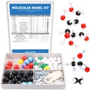 Swpeet 125 kpl Molecular Model Kit for Inorganic & Organic Molecular Model Opettaja ja 16 vuotta ja Ylioppilas Kit - 54 Atomit & 70 Linkit & 1 Lyhyt Link Remover Tool - Science Lelut