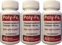 Polysakkaridi Iron Complex 150 mg kapselit Rauta Supplement 100 kapselia/purkki 3 kapselia Yhteensä 300 kapselia