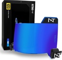 Nxtrnd VZR3 Football Visor, kaareva linssit tekniikka, sopii aikuisten ja nuorten jalkapallokypärät