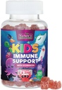 Lapset Immunosupport Supplement Gummies - Daily Childrens Vitamiinit C, Sinkki & Echinacea - Gummy for Kids Immuniteetti Tuki, ikä 4 ja ylös, Natural Berry Flavor, Ei-GMO, Gluteenittomat & Vegan - 120 Gummies