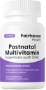 Fairhaven Health Postnatal Multivitamiini Essentials ... Vegaani päivittäin Monivitamiinia synnytyksen jälkeisille naisille...