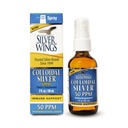 Natural Path Silver Wings Kolloidinen Silver Liquid - Päivittäinen Immuuni tuki täydentää - 50ppm (250 mcg) - 2oz Spray