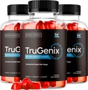 (3 pakkaus) TruGenix Gummies, TruGenix Gummies for Miehet, viralliset TruGenix Gummies Advanced Formula, TruGenix ACV Gummies, TruGenix Support Supplement Gummies, Premium Formula, 180 Gummies 3 kuukautta