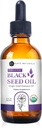 Kate Naturals Organic Black Seed Oil (4oz, Neitsyt, Kylmä Pressed, ei-GMO) Liquid Nigella Sativa for Immuunituki & Digestion. Puhdas Mustasiemeninen kuminaöljy hiuksille ja iholle