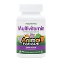 Natures Plus Animal Parade Children's Chewable Multivitamiini - Rypäleenmaku - 90 Eläinmuotoillut tabletit - Edistää terveyttä ja hyvinvointia - Kasvisruokaa, Gluteeniton - 45 Tarjoilu