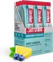SlimFast Hydration Packetit, Väliaikainen paasto Elektrolyytit, Drink Mix Packetit, Väliaikainen paastojauhe, Energy Powder Drink Mix, kofeiini, Elektrolyyttejä nesteytys, Berry Lemonade (12 kreivi)