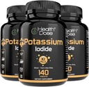 Health dose Kalium + Iodide (KI) Tabletit ... 130 mg 140 tablettia... Kilpirauhasen tuki -, solun aineenvaihdunta - ja elektrolyyttitasapaino - Tabletit...