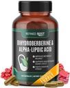 Puhdistettu juuridihydroberberiini 300 mg Alpha Lipoic Acid 600 mg Supplement - Extra Strength berberine Supplement with Alpha-Lipoic Acid (ALA) - Advanced Dihydroberiini Optimal Health